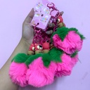 Character & Pom Keychain - Multicolor