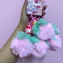 Character & Pom Keychain - Multicolor