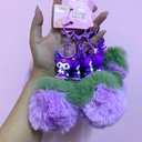 Character & Pom Keychain - Multicolor
