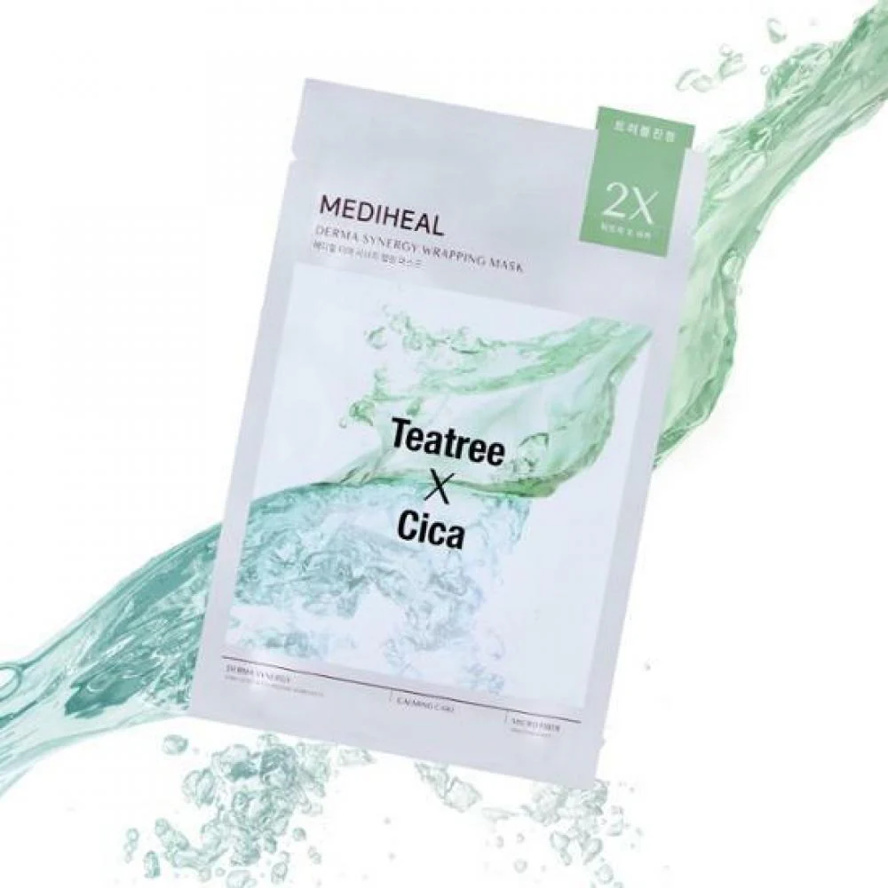 Mediheal Derma Synergy Wrapping Mask Calming (Teatree x Cica)