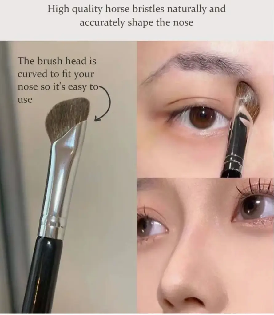 Fan-shaped Brush For Nose Contouring