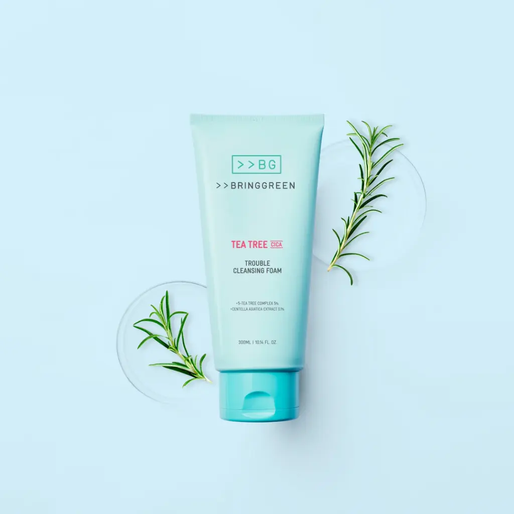 BRING GREEN Tea Tree Cica Trouble Cleansing Foam 300ml