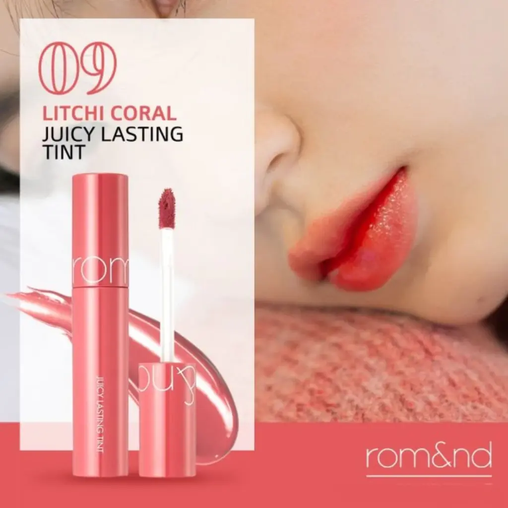 Romand Juicy Lasting Tint 09 LITCHI CORAL