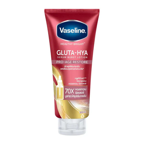 Vaseline Healthy Bright Gluta-Hya Serum Burst Lotion Pro-Age Restore 300ml