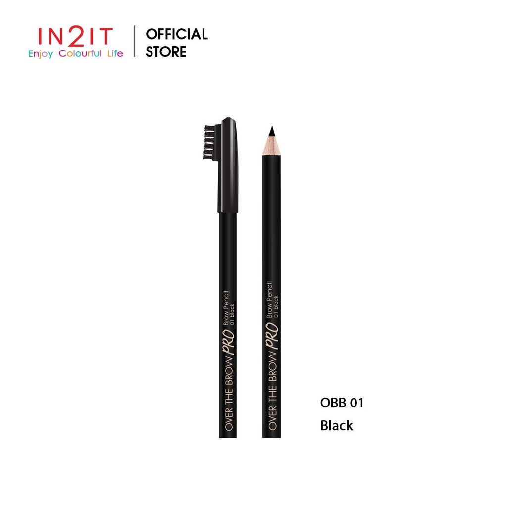 IN2IT Over The Brow Pro Brow Pencil - Black (DC)