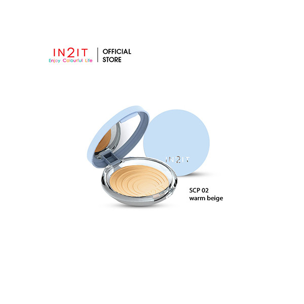 IN2IT UV Shine Control Sheer Face Powder With Oil Control SPF 15 PA++ - SCP02 Warm Beige