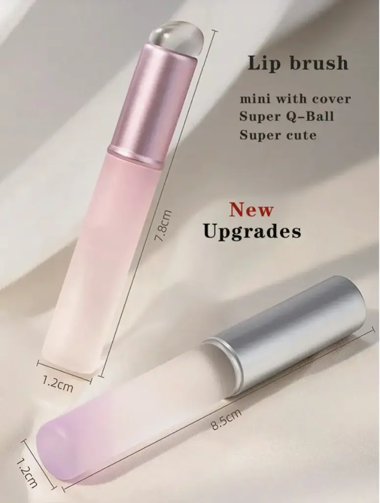 Silicone Lip Brush with Cap
