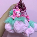 Character & Pom Keychain - Multicolor