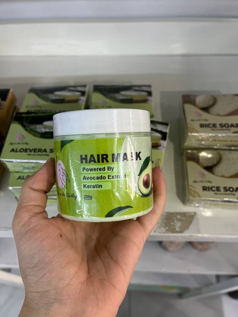 Lily In The Valley Hair Mask Powered By Avocado Extract + Keratin 220g