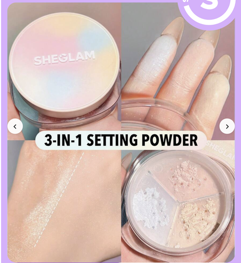 SHEGLAM Radiance Ring 3-In-1 Correcting Setting Powder