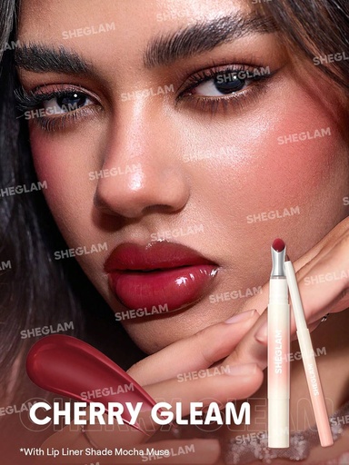 Sheglam Bold Booster Lip Plumper Blush Drizzle - Cherry Gleam
