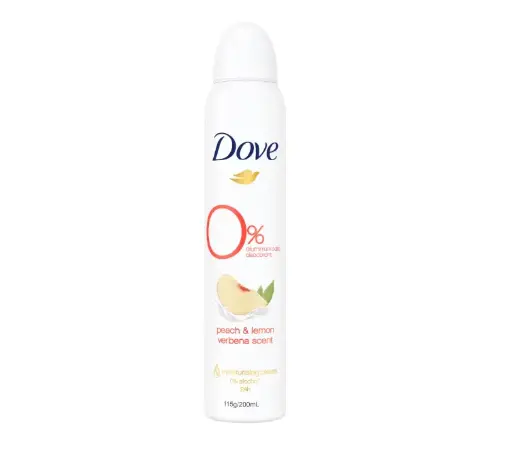 Dove Anti-perspirant Deodorant Spray Peach & Lemon  200ml (TH)