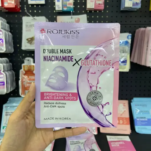 Rojukiss Double Mask Niacinamide x Gluta