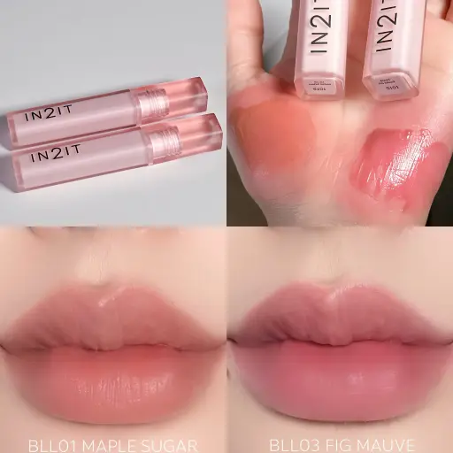 IN2IT Water Tint Blur Liquid Lip - 03 Fig Mauve