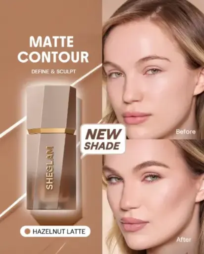 SHEGLAM Precision Sculpt Liquid Contour Duo - Hazelnut Latte