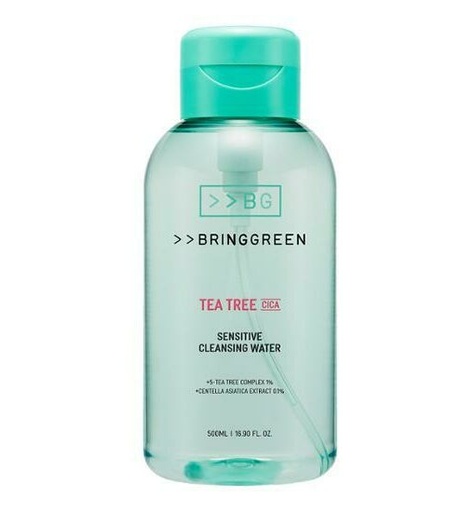 BRING GREEN Tea Tree Cica Sensitive Cleansing Water 500ml