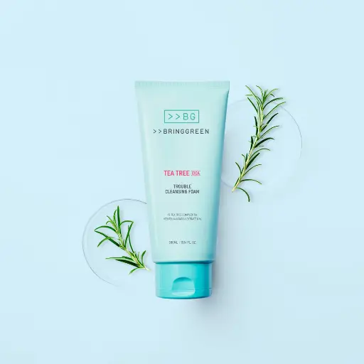 BRING GREEN Tea Tree Cica Trouble Cleansing Foam 300ml