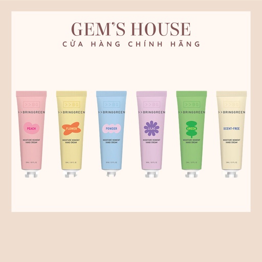 Bring Green Moisture Moment Hand Cream Flower 30ml