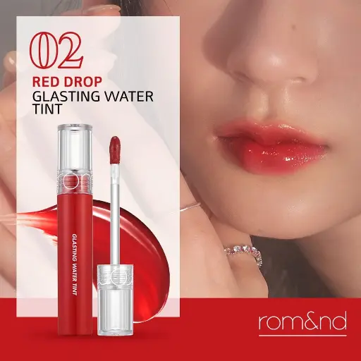 Romand Glasting Water Tint 02 Red Drop