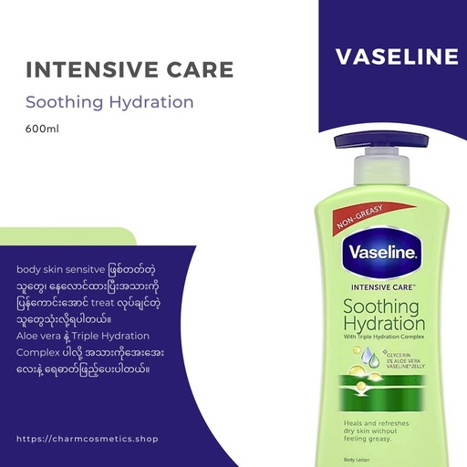 Vaseline Intensive Care Soothing Hydration 600ml [USA]