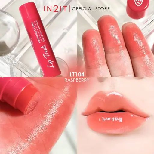 IN2IT Lip Treat Nourishing Lip Balm SPF20 PA++ With DPHP - LT04 Raspberry