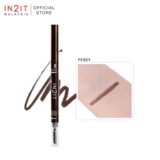 IN2IT Perfect Brow Eyebrow Liner PEB01 Dark Brown