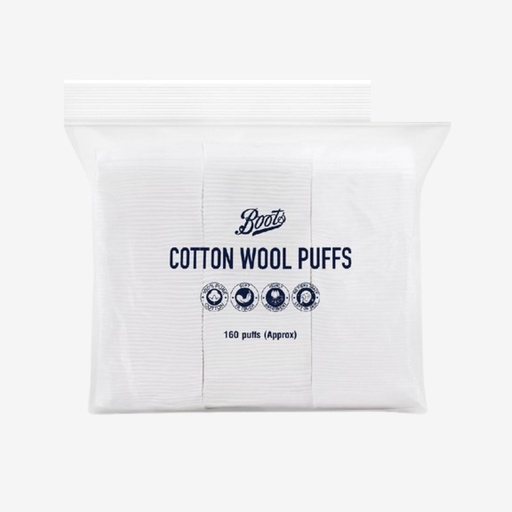 Boots Cotton Wool Puffs 160 Puffs