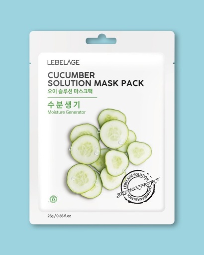 LEBELAGE Cucumber Solution Mask Pack