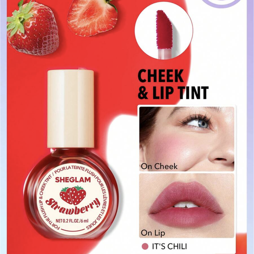 Sheglam For The Flush Lip & Cheek Tint - It's Chili
