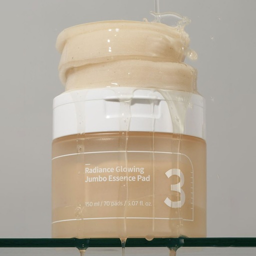 Numbuzin No.3 Radiance Glowing Jumbo Essence Pad 70 Pads