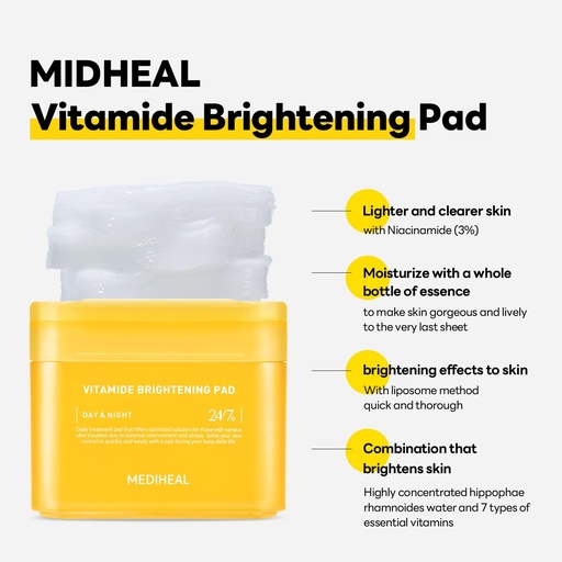 Mediheal Vitamide Brightening Pad (100 pads)